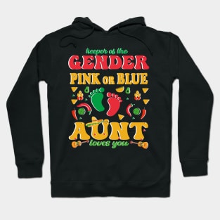 Pregnancy Announcement Cinco De Mayo Gender Keeper aunt Tee Hoodie